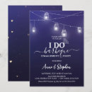 Search for mason jar engagement party invitations String lights