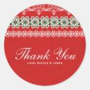 Search for elegant red and white stickers Winter