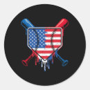 Search for patriotic baseball stickers Veteran