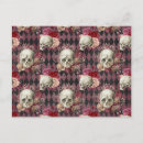 Search for skulls roses postcards Black
