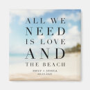 Search for beach wedding magnets Simple