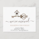 Search for house key invitations Change of address