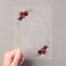 Search for red baby shower invitations For her