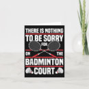 Search for badminton player cards Sport