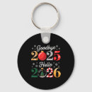 Search for new year key rings Year's