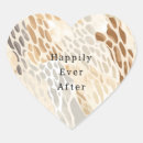 Search for animal wedding stickers Brown