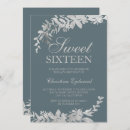 Search for foliage sweet 16 invitations Modern