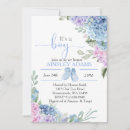 Search for hydrangea shower invitations Hydrangea its a boy