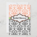 Search for lime damask invitations Pattern
