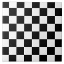 Search for black and white gingham tiles Retro