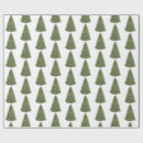 Search for green pine trees wrapping paper Festive