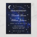 Search for moon engagement party invitations Starry night