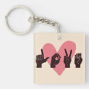 Search for asl key rings Valentine