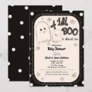 Search for ghost baby shower invitations Retro
