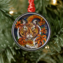 Search for chinese tiger christmas tree decorations Zodiac