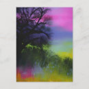 Search for abstract tree postcards Green