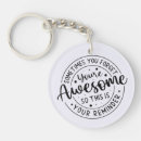 Search for positive thoughts key rings Thoughtful