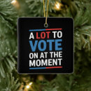Search for funny political christmas tree decorations Usa