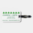 Search for irish luggage tags Clover