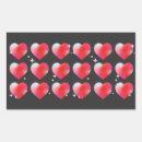 Search for red love stickers Black