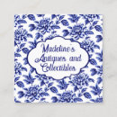 Search for dahlia flower business cards Blue