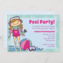 Search for winter pool party invitations Snow
