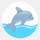 Search for cute dolphin stickers Swimming