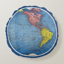 Search for vintage world globe cushions Map