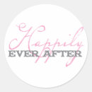 Search for fairy tale wedding stickers Happily ever after