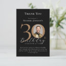 Search for 30th birthday thank you cards Thirty
