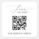 Search for qr code wedding stickers Black and white