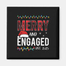 Search for funny engagement magnets Christmas tree