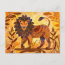 Search for lions mane postcards Africa