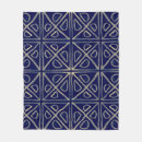 Search for tribal geometric blankets Blue
