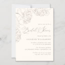 Search for soft bridal shower invitations Typography