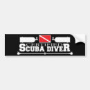 Search for scuba diver bumper stickers Diving