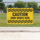 Search for danger warning signs Construction