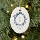 Search for vintage initial christmas tree decorations Keepsake
