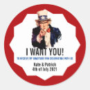 Search for uncle sam wants you stickers 4th of july