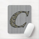 Search for letter c mousepads Floral