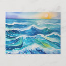 Search for sea waves postcards Beautiful