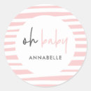 Search for grey pink baby shower stickers Modern