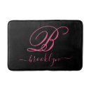Search for hot pink bath mats Monogrammed