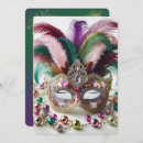 Search for green masquerade mask invitations Beads