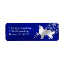 Search for mountain dog return address labels Blue