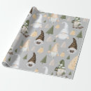 Search for gnome christmas wrapping paper Grey