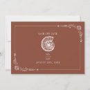 Search for terracotta wedding save the dates Save our date