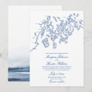 Search for classic map invitations Coastal chic