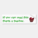 Search for appreciation bumper stickers Education
