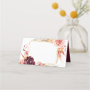 Search for boho place cards Burgundy